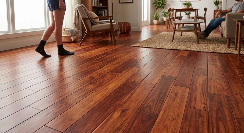 Cherry Floor Installation in Niantic, CT