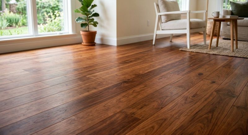 Cherry Floor Installation in West Kingston, RI