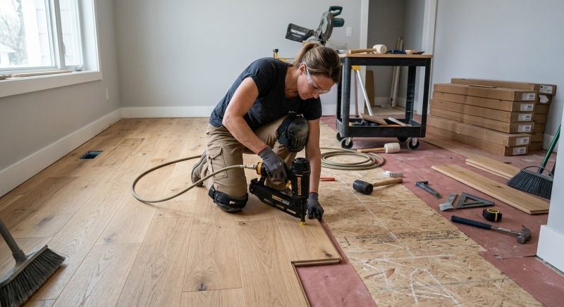 Hardwood Floor Installation in Jewett City, CT