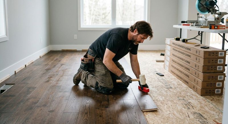 Hardwood Floor Installation in Quaker Hill, CT