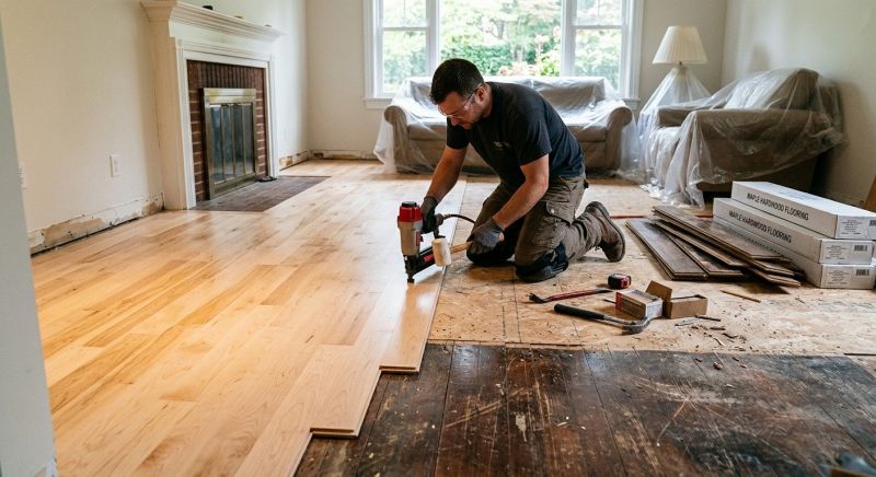 Maple Flooring Installation in Niantic, CT
