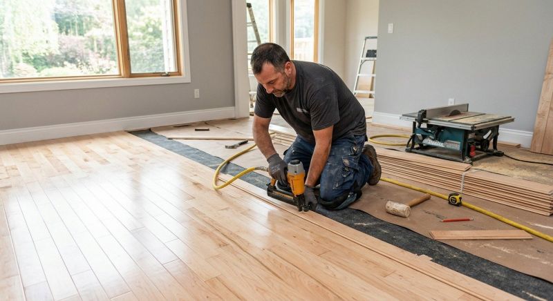 Maple Flooring Installation in Preston, CT