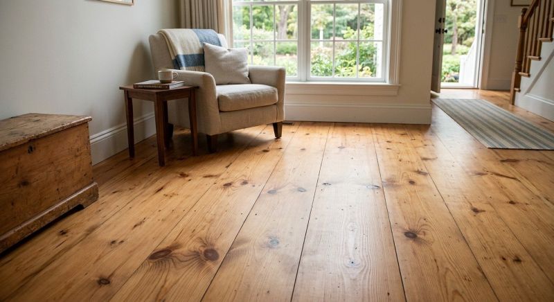 Pine Floor Installation in Westerly, RI