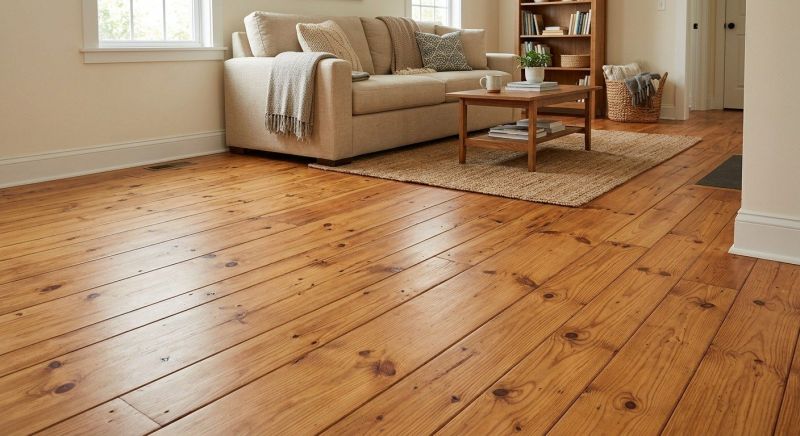 Pine Floor Installation in Westerly, RI