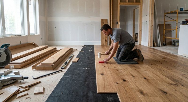 Plank Floor Installation in Westerly, RI