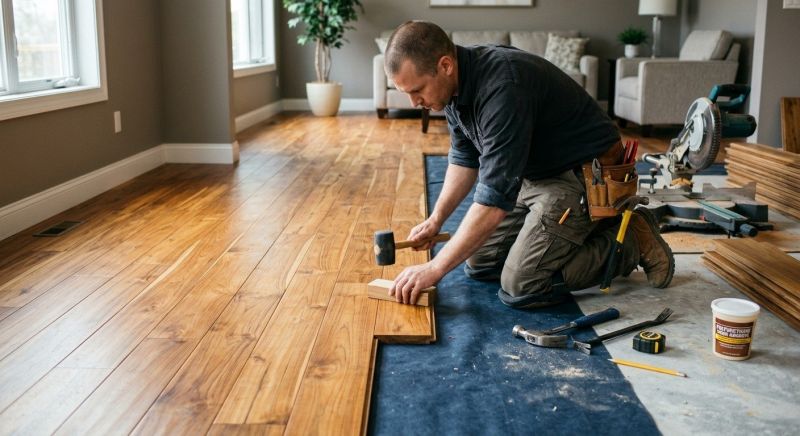 Teak Flooring Installation in Westerly, RI