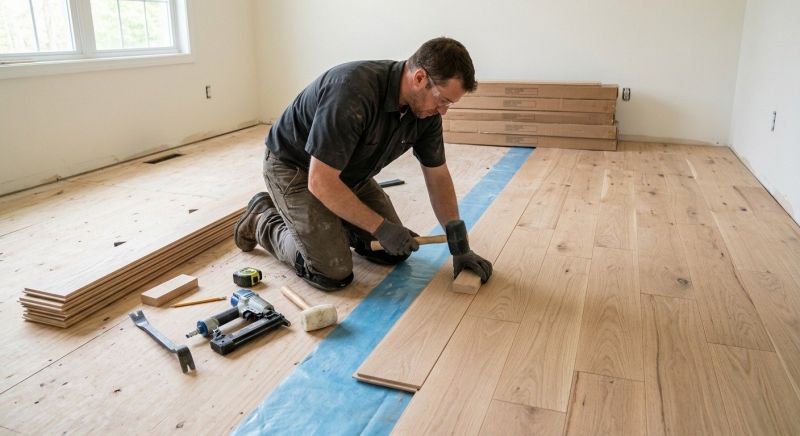 Wood Floor Replacement in Narragansett, RI