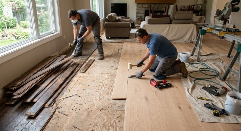 Wood Floor Replacement in North Stonington, CT