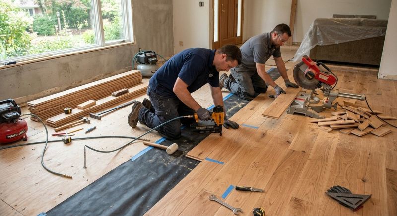 Wood Flooring Installation in Quaker Hill, CT
